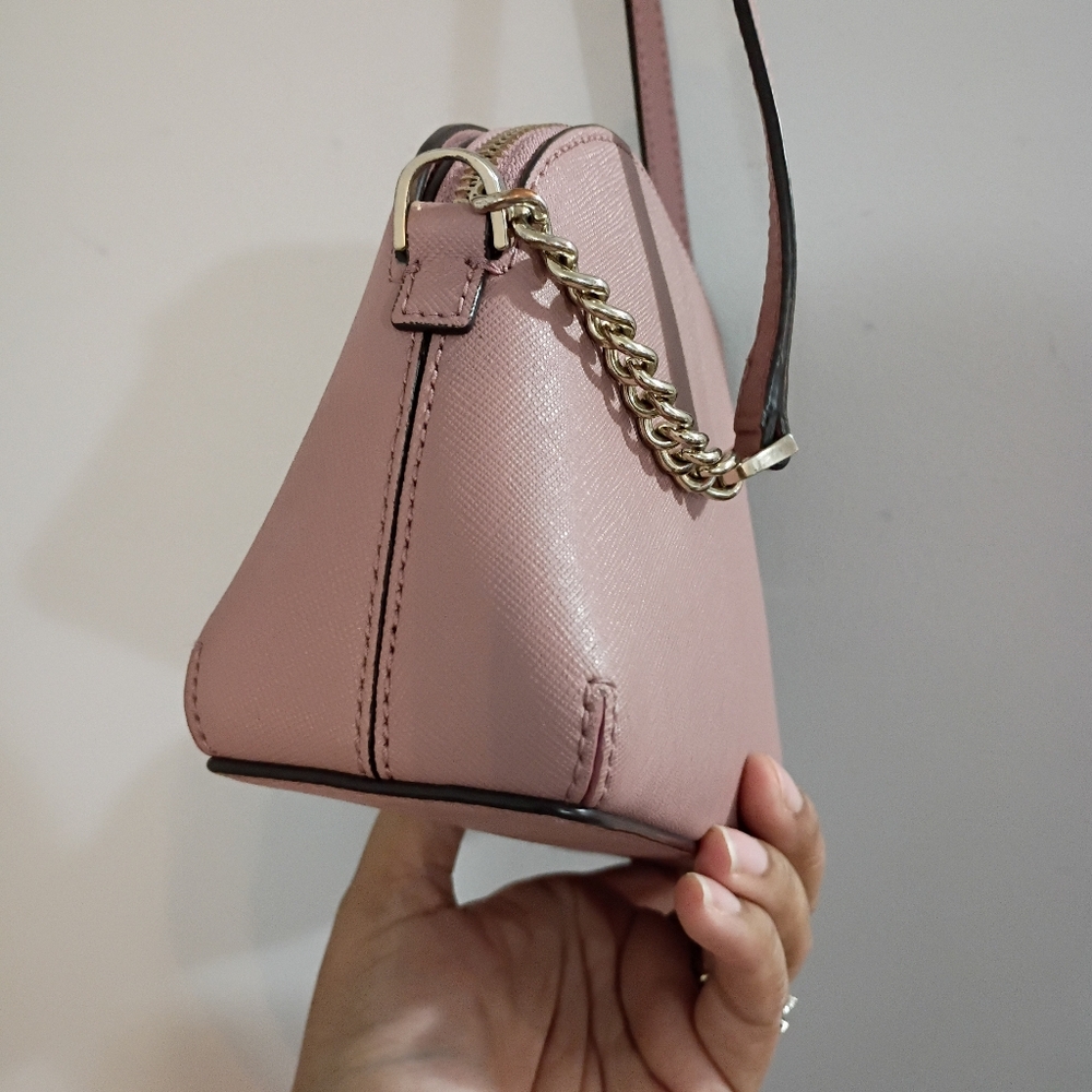 Kate Spade, EUC, Crossbody Bag, Blush Pink, Zipper/Magnetic Closure - Picture 10 of 15